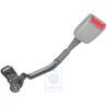 VW Originale Fibbia Cintura Grigio Flanella/Rosso Fuoco - 1J3858472 FCP