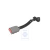 VW Originale Fibbia Cintura Grigio Flanella/Rosso Fuoco - 1J4858471 FCP