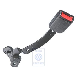 VW Originale Fibbia Cintura Nero Satinato/Rosso Fuoco - 1J4858472 FCN
