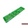 VW Originale Etichetta Min. Roz. 91 Bleifrei Super - Bleifrei - 034010105K
