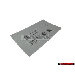 VW Originale Etichetta 'Diesel-Gazole' - 1H0010092L