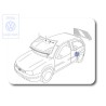VW Originale Cristallo Laterale - 1J6845041
