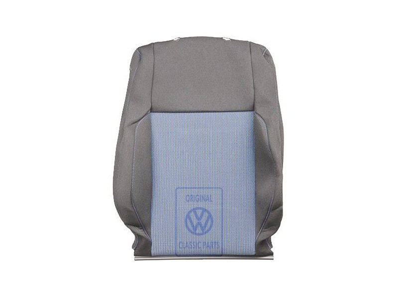 VW Originale Rivestim. Schienale Stoffa Con Tasca Blu/Nero - 1J0881805QFKMD