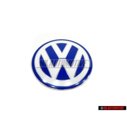 VW Originale Coperchio Motore Logo Emblema Simbolo Blu Bianco - 06A103940G