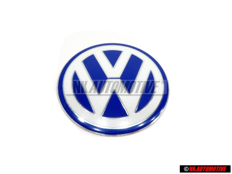 VW Originale Coperchio Motore Logo Emblema Simbolo Blu Bianco - 06A103940G