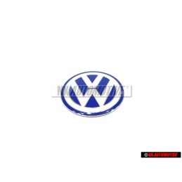 VW Originale Coperchio Motore Logo Emblema Simbolo Blu Bianco - 06A103940G