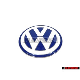 VW Originale Coperchio Motore Logo Emblema Simbolo Blu Bianco - 06A103940G