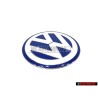 VW Originale Coperchio Motore Logo Emblema Simbolo Blu Bianco - 06A103940G