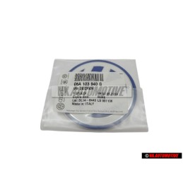 VW Originale Coperchio Motore Logo Emblema Simbolo Blu Bianco - 06A103940G