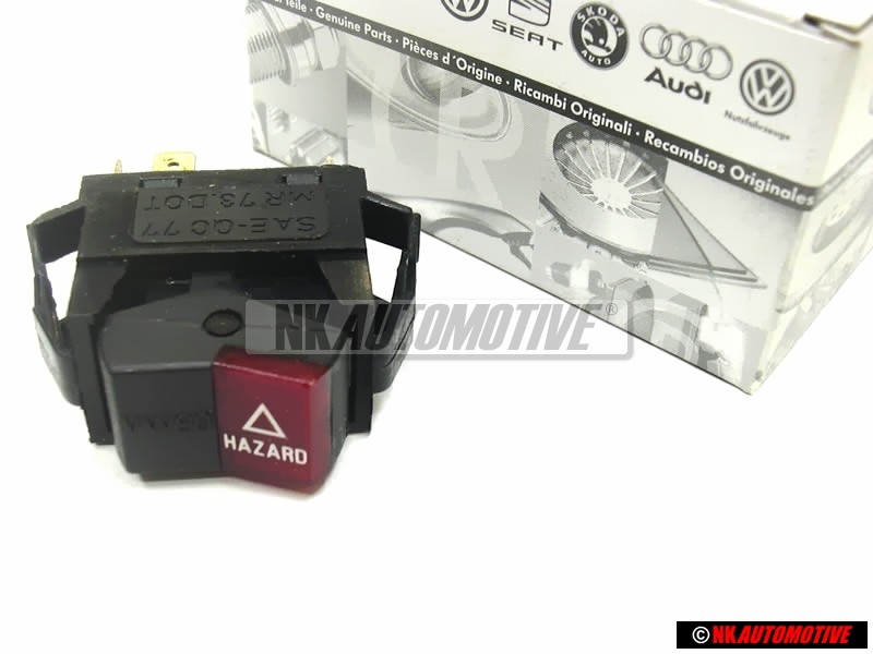 VW Originale Interr. Lampeggio Di Emergenza - 175953235