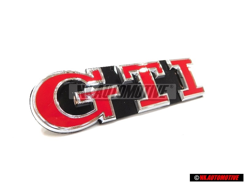 VW Originale GTI Fronte Logo Emblema Scritta Rosso - 5G0853679AGKRR