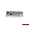 VW Originale Etichetta Con Riempim.Eccessiv.D'Olio - 701010002A