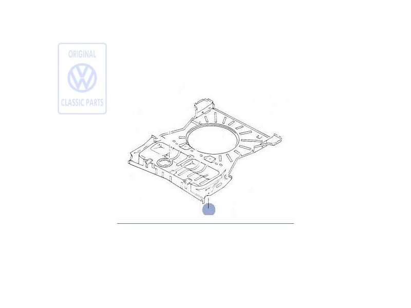 VW Originale Fondo Bagagliaio - 533813115