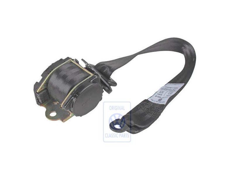 VW Originale Cintura Sicurezza A 3 Punti Nero Satinato - 1H9857805B B41