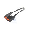 VW Originale Fibbia Cintura Doppia - 191857739B