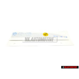 VW Originale GTD Lato Logo Emblema Simbolo Nero Cromo - 5G0853688BBCMT