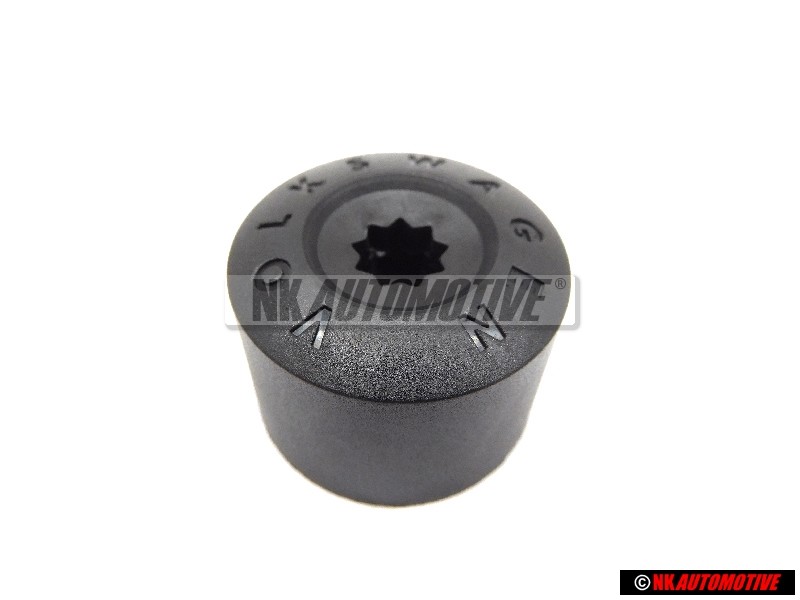 VW Originale Calotta Per Vite Nero Satinato - 3C0601173 9B9