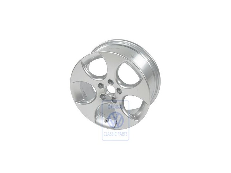 VW Originale Cerchio In Alluminio Cromo Brillante - 1K0601025AC88Z