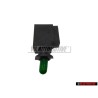 VW Originale Portalampada Con Lampadina Verde - 357919243A K25