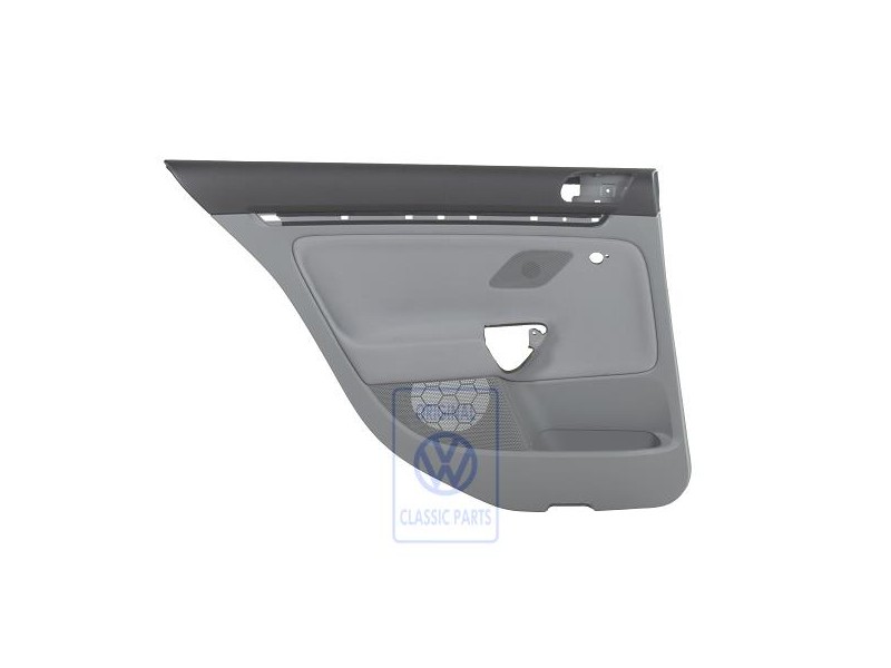VW Originale Rivestimento Porta (Tessuto) Nero Titanio/Artgrey - 1K6867211FATRT