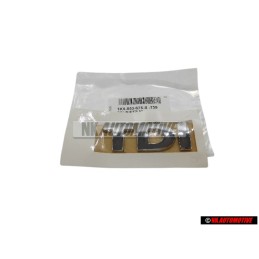 VW Originale TDI Posteriore Logo Emblema Scritta Cromo - 1K0853675S 739