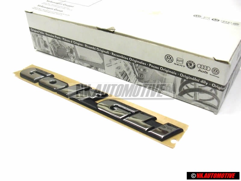VW Originale GOLF GLI Posteriore Logo Emblema Scritta Cromo - 1H6853687AGZ10
