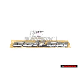 VW Originale GOLF GLI Posteriore Logo Emblema Scritta Cromo - 1H6853687AGZ10