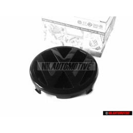 VW Originale Fronte Logo Emblema Simbolo Nero - 701853601D 01C