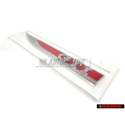 VW Originale GTI Lato Logo Emblema Simbolo Cromo Rosso - 5G0853688ASJZQ