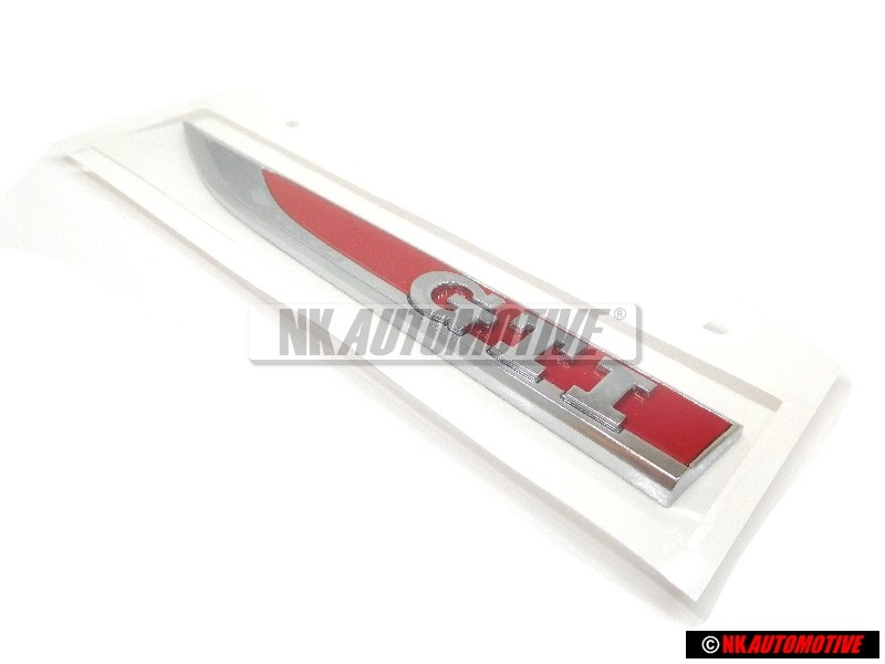 VW Originale GTI Lato Logo Emblema Simbolo Cromo Rosso - 5G0853688ASJZQ