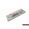 VW Originale GTI Lato Logo Emblema Simbolo Cromo Rosso - 5G0853688ASJZQ