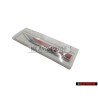 VW Originale GTI Lato Logo Emblema Simbolo Cromo Rosso - 5G0853688ASJZQ