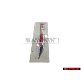 VW Originale GTI Lato Logo Emblema Simbolo Cromo Rosso - 5G0853688ASJZQ