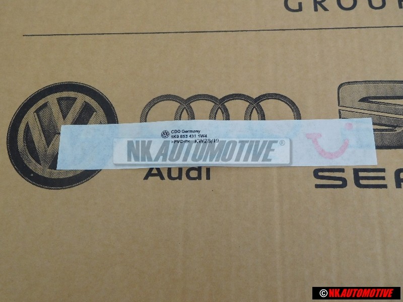 VW Originale Scritta Pellicola Argento - 1K0853431 1W4