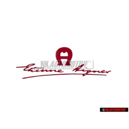 VW Classic Parts Scritta Pellicola Rosso Metall. 