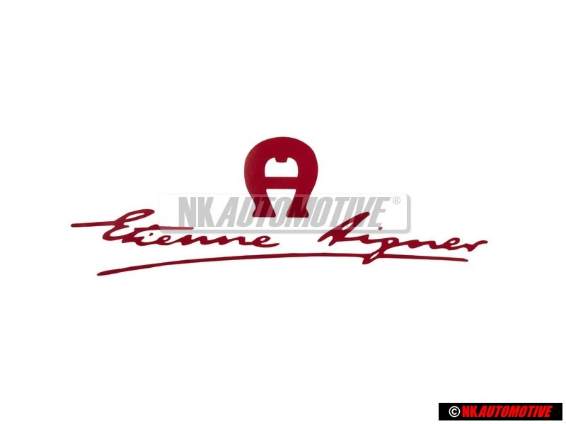 VW Classic Parts Scritta Pellicola Rosso Metall. 