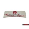 VW Classic Parts Scritta Pellicola Rosso Metall. 