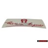 VW Classic Parts Scritta Pellicola Rosso Metall. 