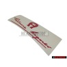 VW Classic Parts Scritta Pellicola Rosso Metall. 
