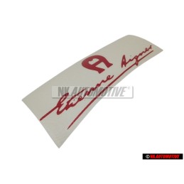 VW Classic Parts Scritta Pellicola Rosso Metall. 