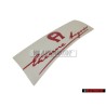 VW Classic Parts Scritta Pellicola Rosso Metall. 