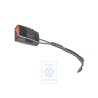 VW Originale Fibbia Cintura Nero Satinato/Rosso Fuoco - 1K3857756 QVZ