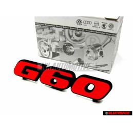 VW Originale G60 Fronte Logo Emblema Scritta Rosso - 191853679N QN5