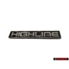 VW Originale HIGHLINE Posteriore Logo Emblema Scritta - 1E0853687B H44