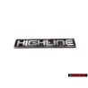 VW Originale HIGHLINE Posteriore Logo Emblema Scritta - 1E0853687B H44