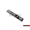 VW Originale HIGHLINE Posteriore Logo Emblema Scritta - 1E0853687B H44
