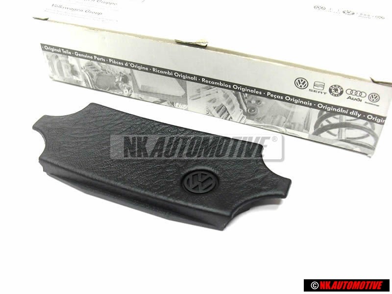 VW Originale Calotta Per Volante Sportivo Nero Satinato - 191419669B 01C