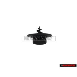 VW Originale Bottone Per Tappeto Nero Satinato - 3D0864851 B41
