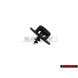 VW Originale Bottone Per Tappeto Nero Satinato - 3D0864851 B41