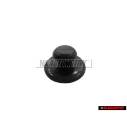 VW Originale Bottone Per Tappeto Nero - 255863981 041